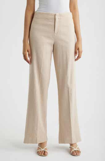 Lenox Linen Blend Wide Leg Pants