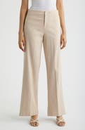 NIC+ZOE Lenox Linen Blend Wide Leg Pants