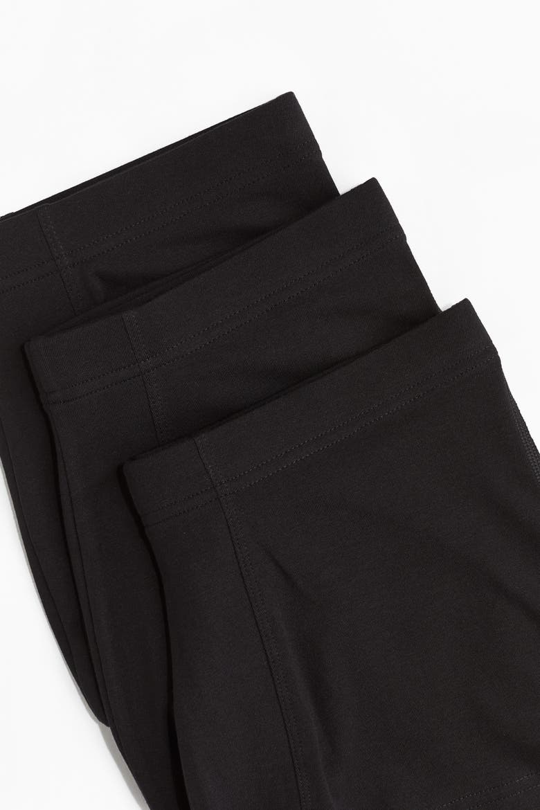 5-pack Cotton Short Trunks, Alternate, color, Black