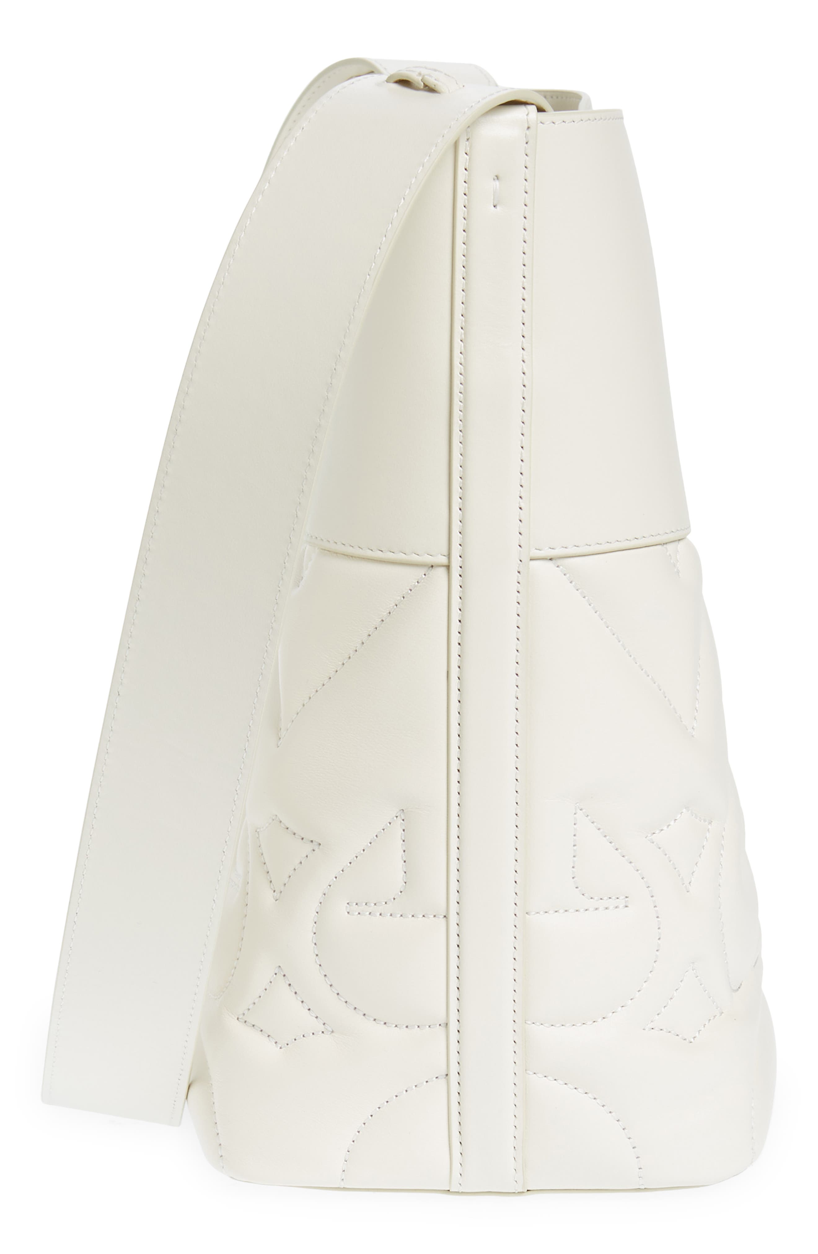 McQueen The Small Bow Leather Quilted Tote, Alternate, color, 