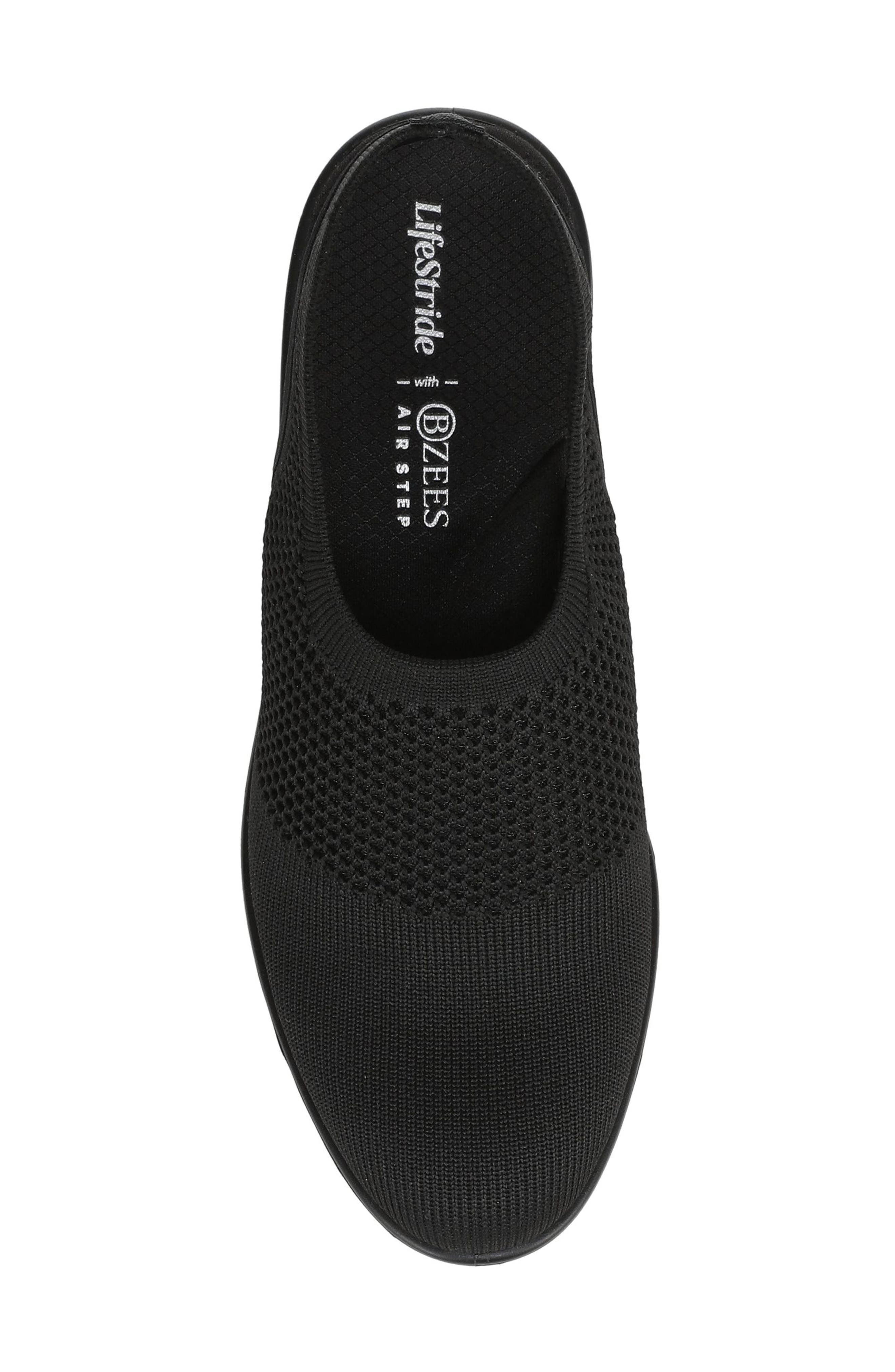 Lexington Slingback Pump, Alternate, color, BLACK KNIT FABRIC