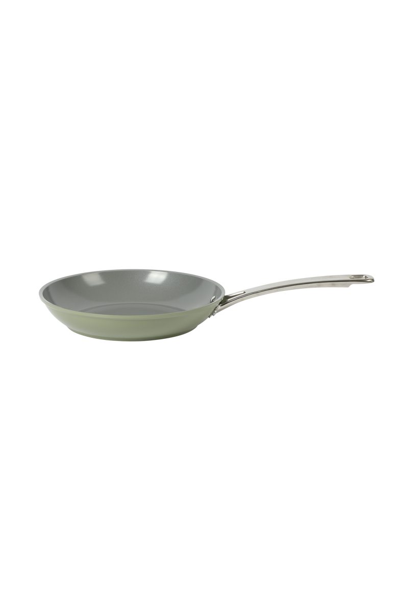 Titanium Ceramic Nonstick Forged Aluminum Cookware Pots & Pans Set with Tempered Glass Lids, Alternate, color, Green