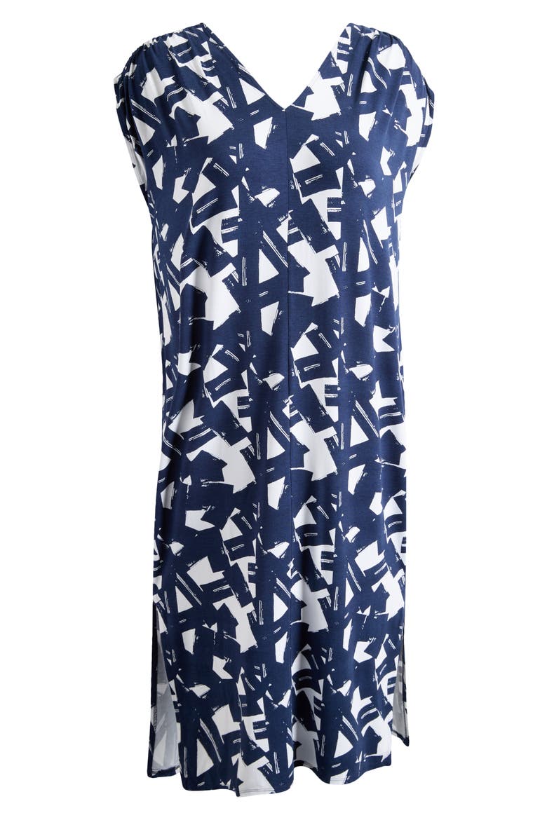 Kris Divine Jersey Maxi Dress, Alternate, color, IPANEMA PRINT IN NAVY
