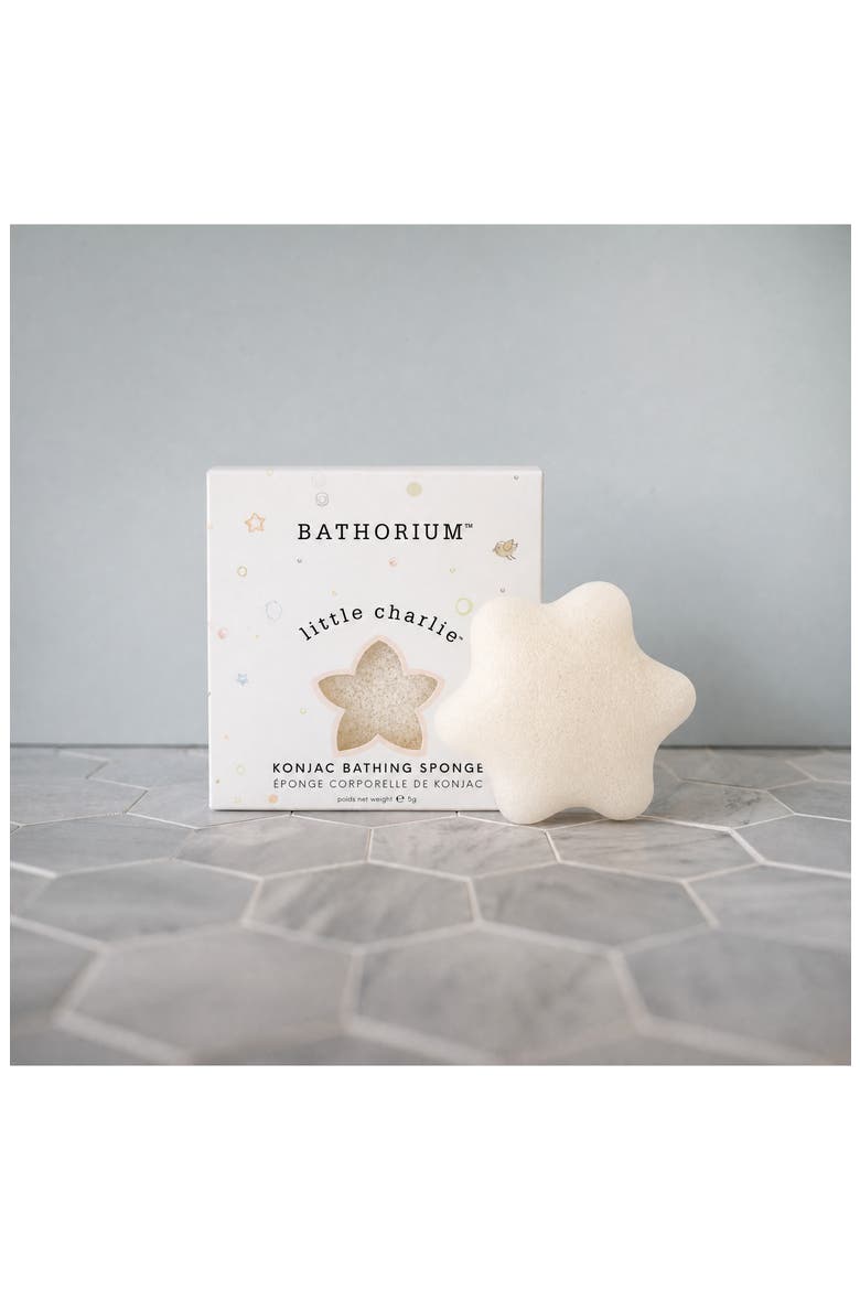 Little Charlie Konjac Bathing Sponge, Alternate, color, NO COLOR