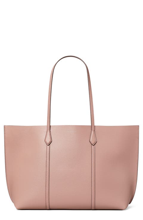Perry Triple Compartment Leather Tote