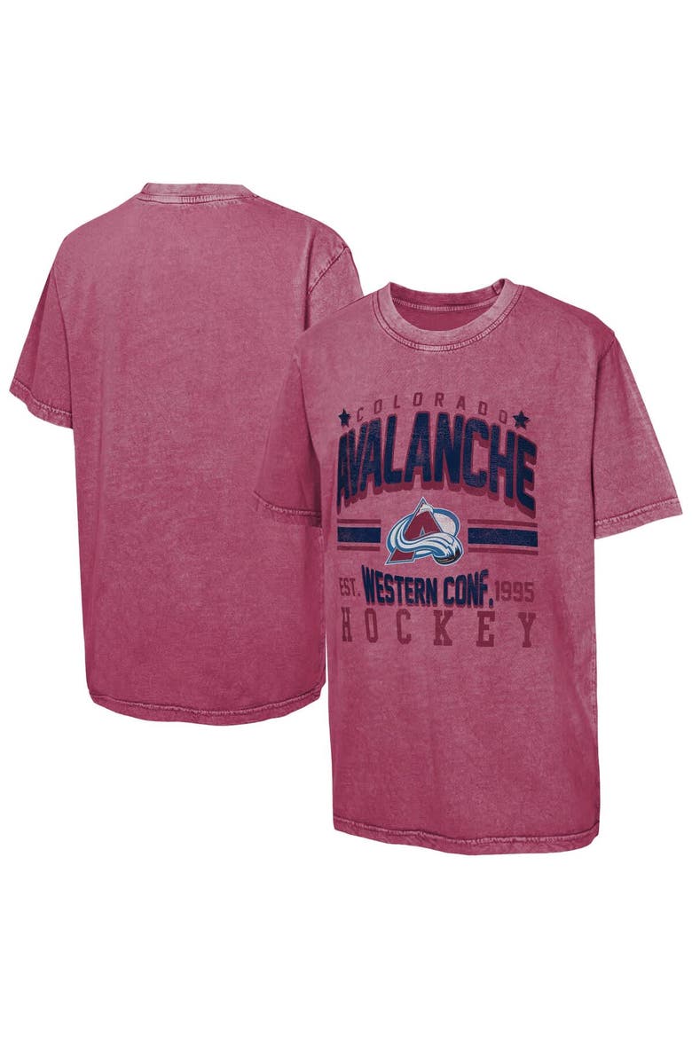 Youth Burgundy Colorado Avalanche Sure Short T-Shirt, Alternate, color, Burgundy