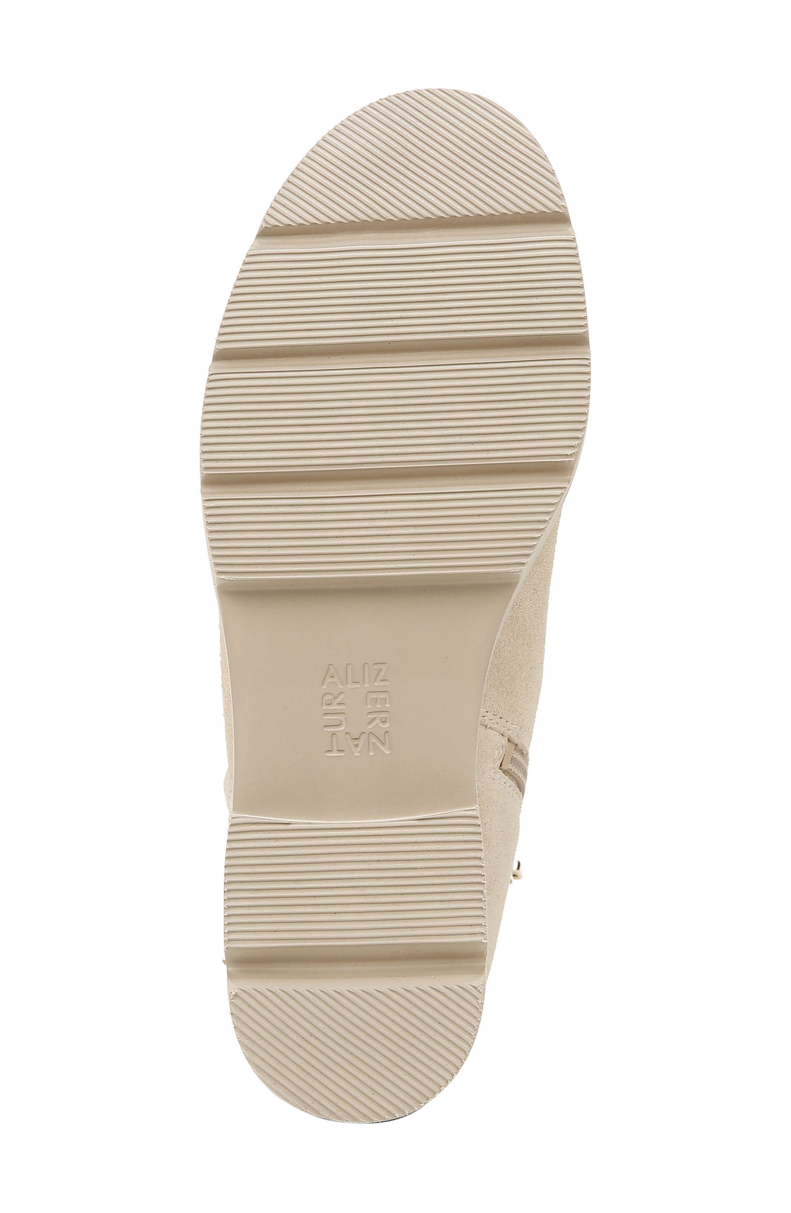 Naturalizer Darry Water Repellent Platform Bootie, Alternate, color, Porcelain Beige Suede