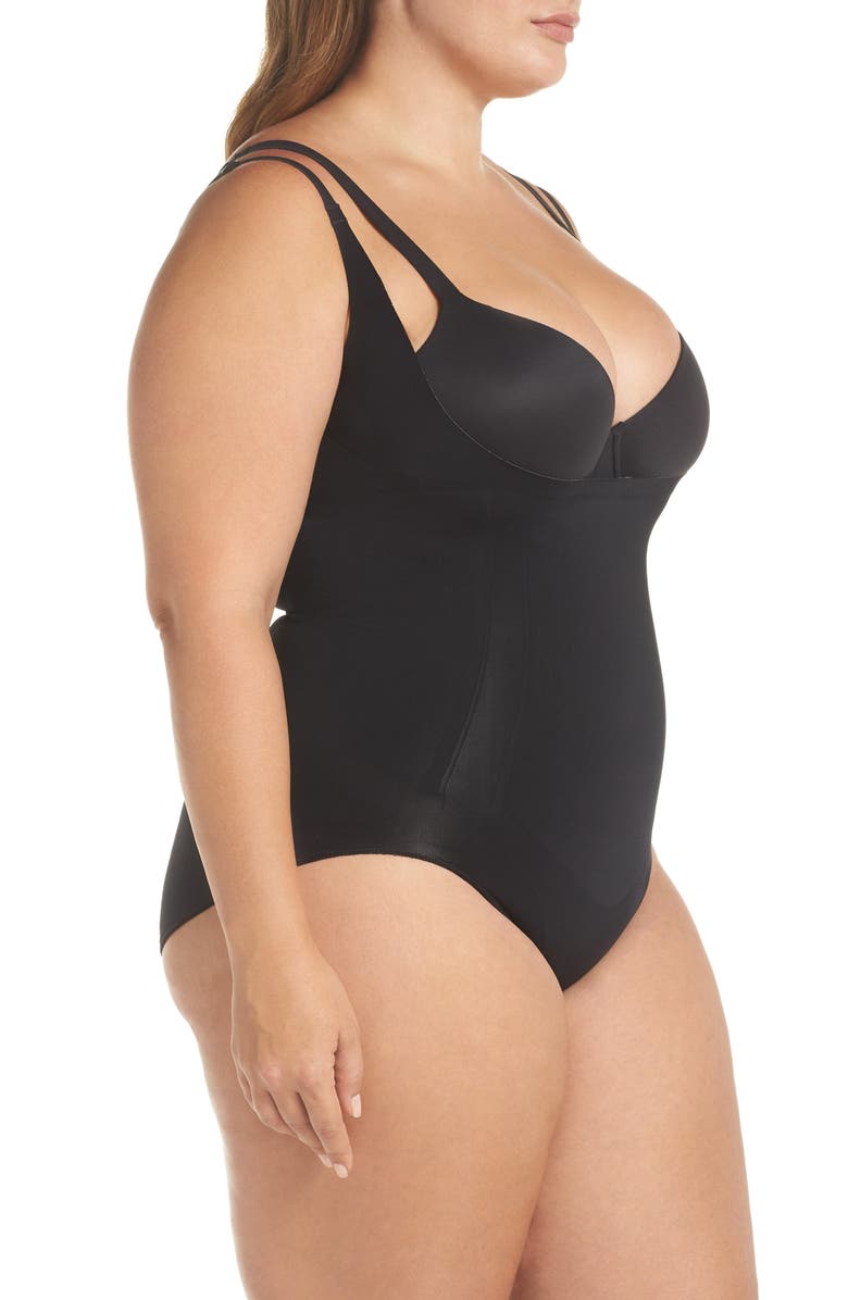 SPANX<sup>®</sup> SPANXsculpt<sup>™</sup> OnCore Open Bust Brief Bodysuit, Alternate, color, Very Black