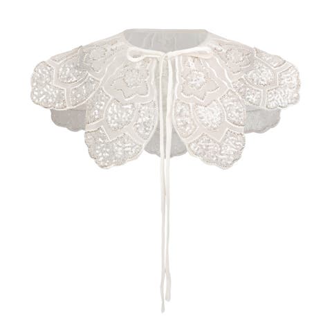 Floral Embroidered Stole