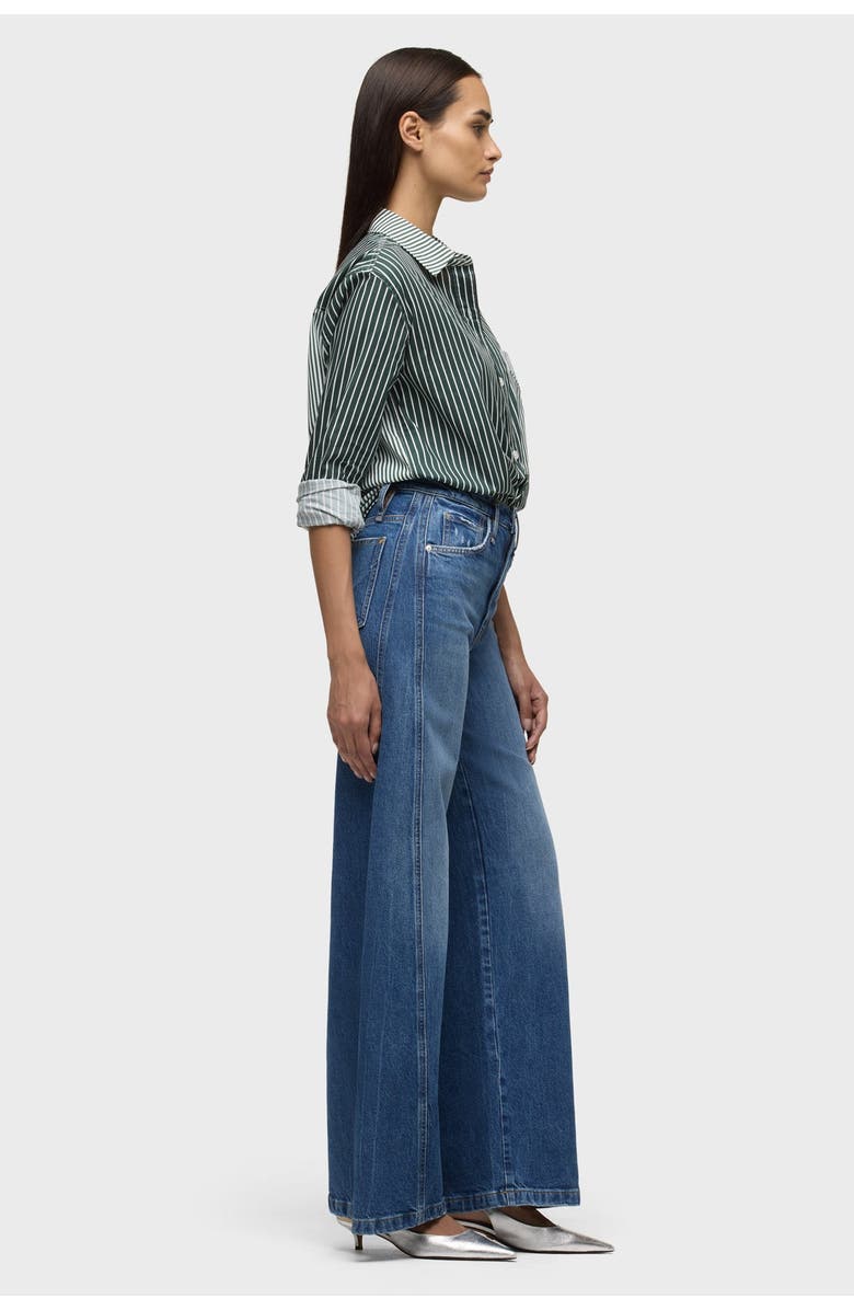 Hudson Jeans James Seamed Wide Leg, Alternate, color, Glee