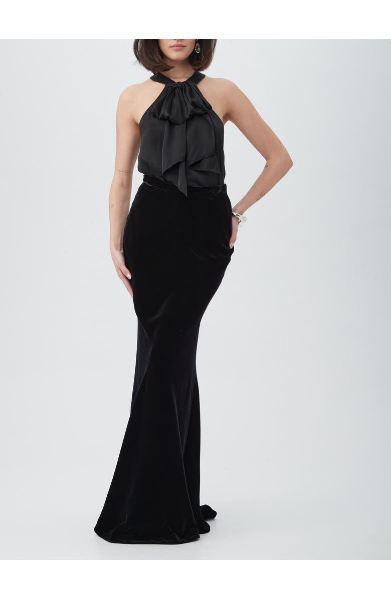 Trina Turk Rabina Skirt, Main, color, Black