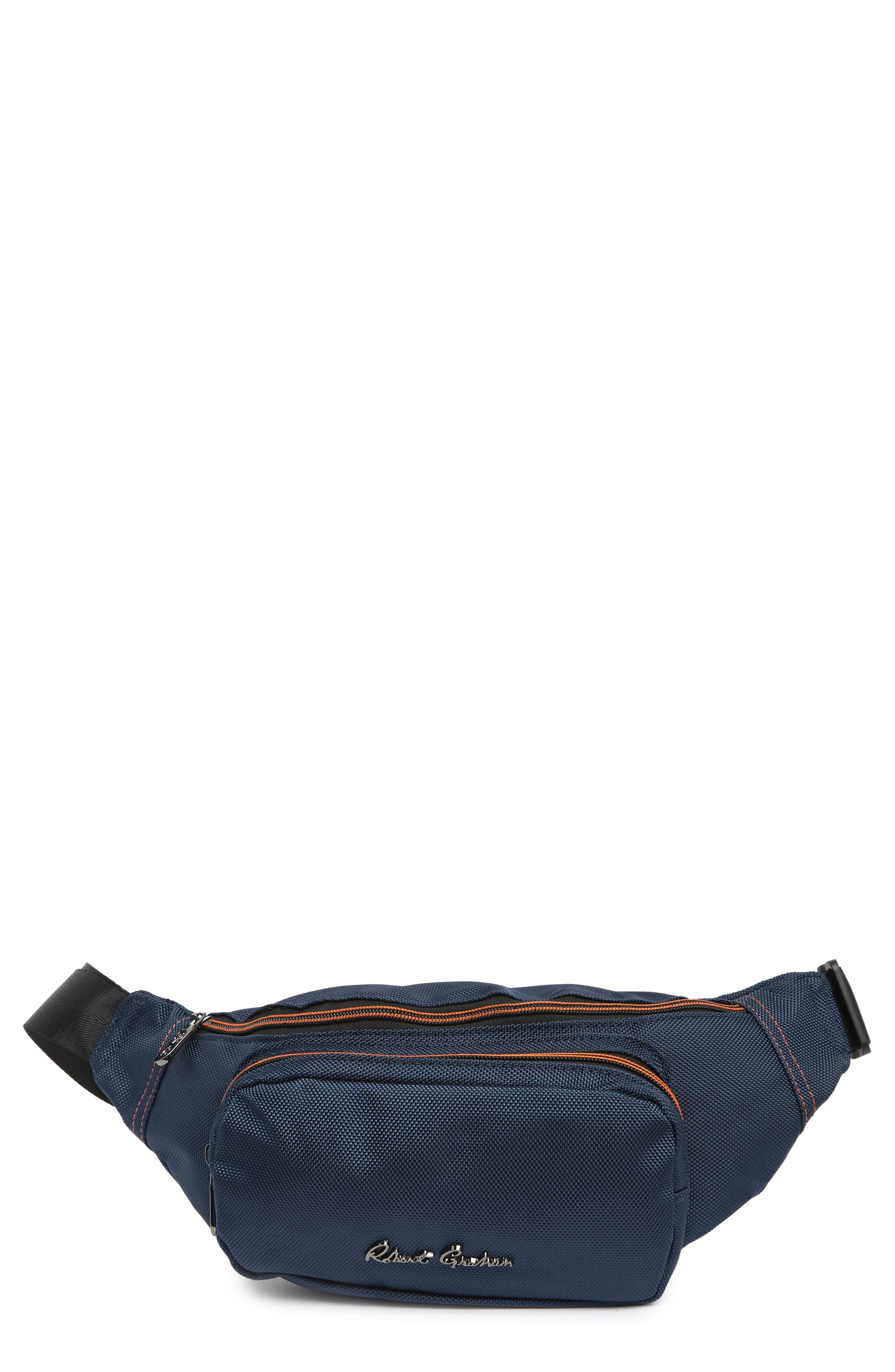 Packman Recycled Polyester Belt Bag, Main, color, NAVY