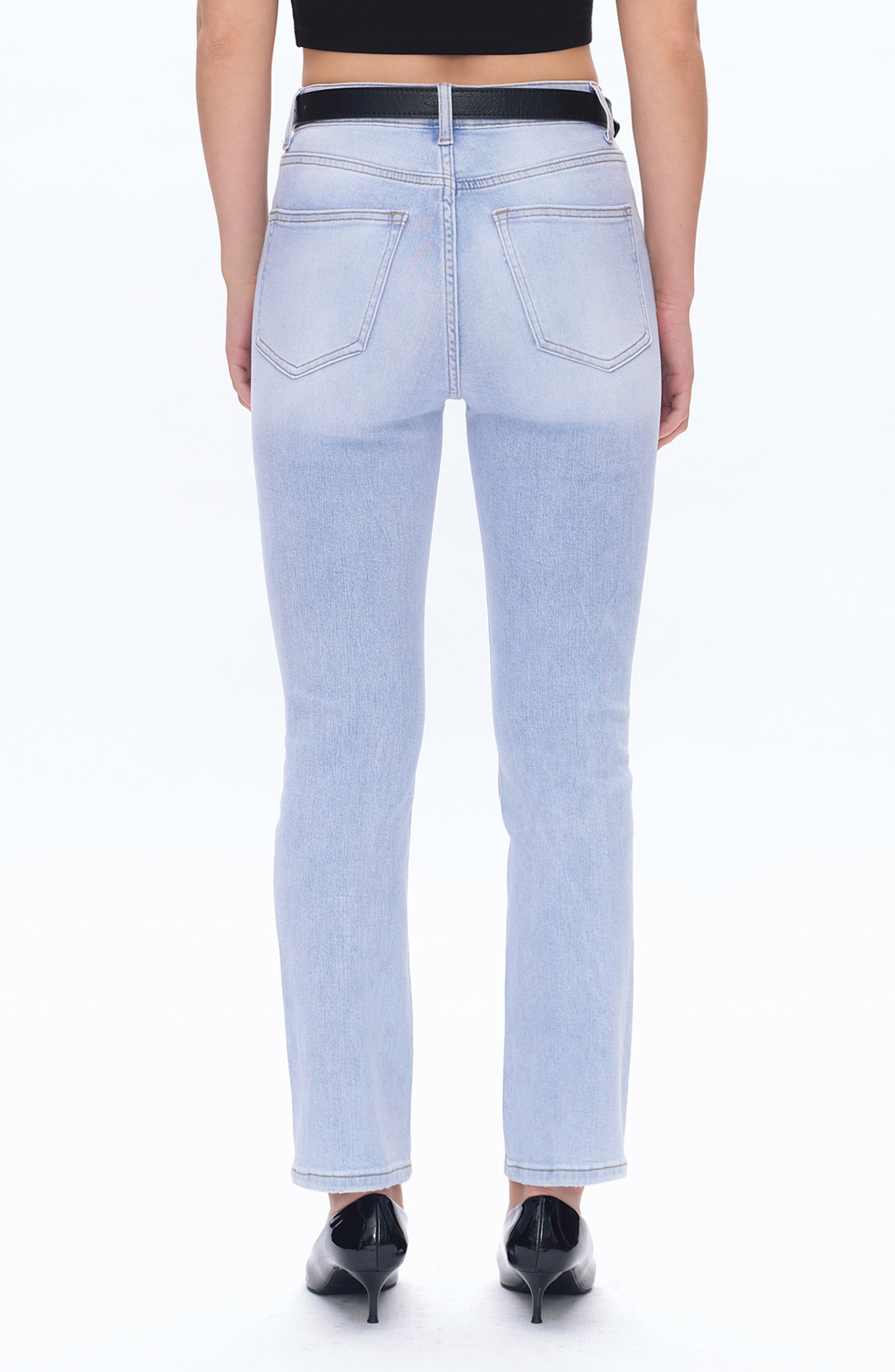 High Waist Straight Leg Jeans - image 2