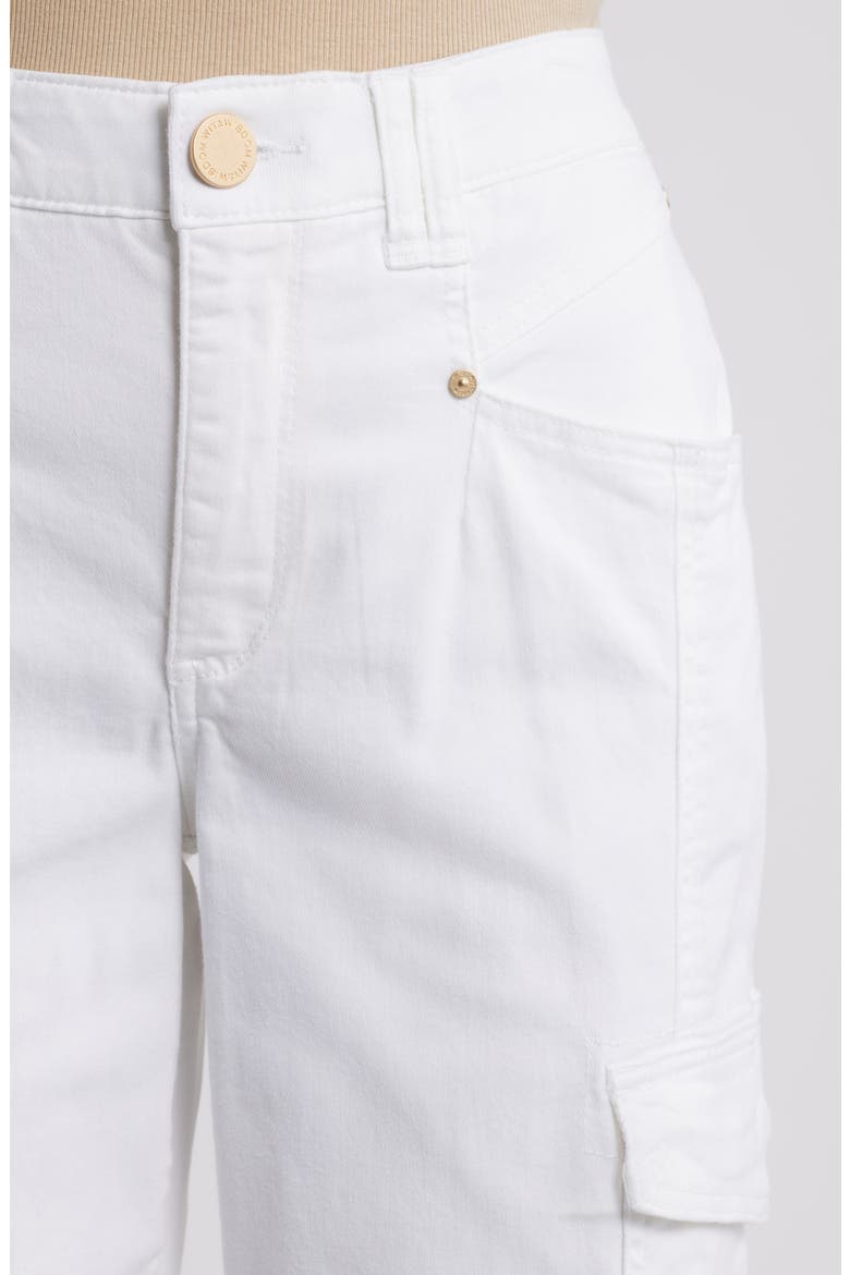 Skyrise Wide Leg Cargo Pants, Alternate, color, OPTIC WHITE