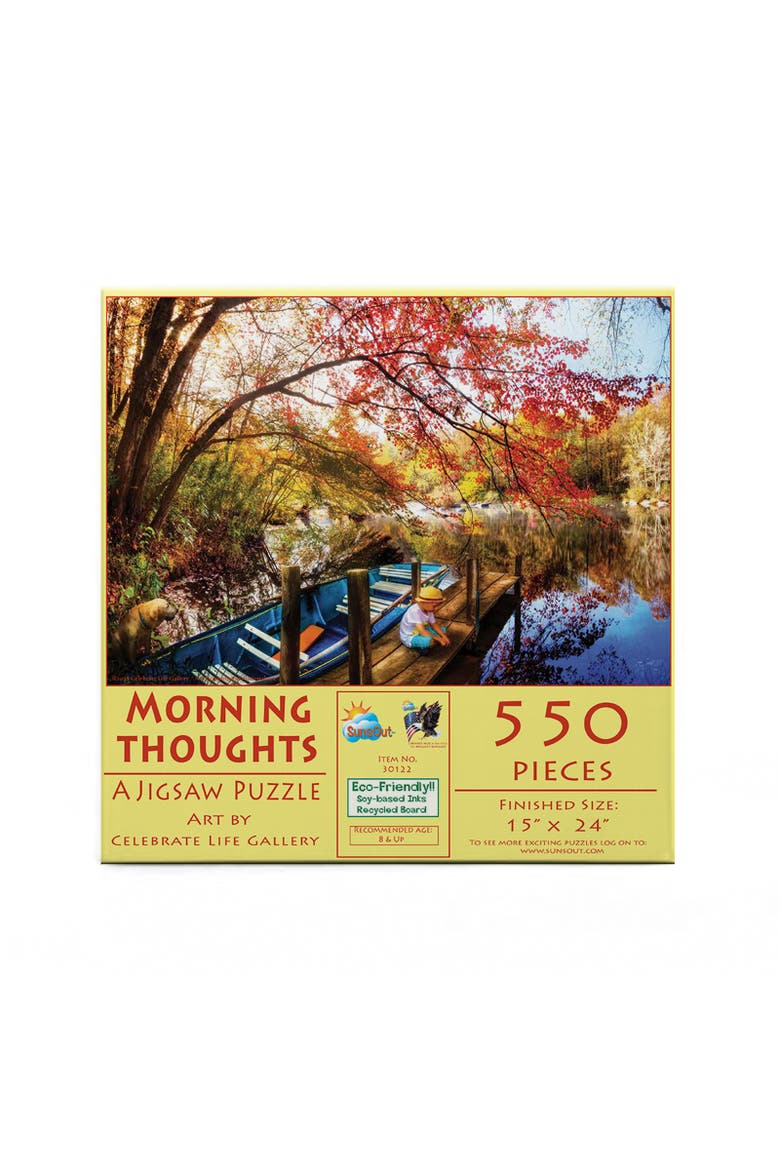 Morning Thoughts 550 piece Jigsaw Puzzle for Adults, Alternate, color, Multicolor