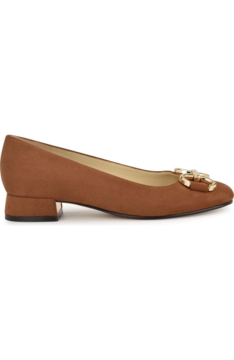 Nine West Works Square Toe Pump, Alternate, color, Tan