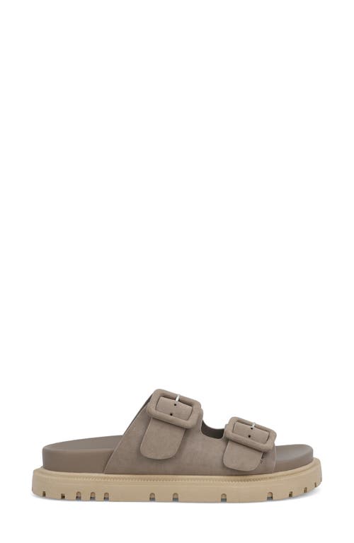 Mia Gen Slide Sandal In Taupe
