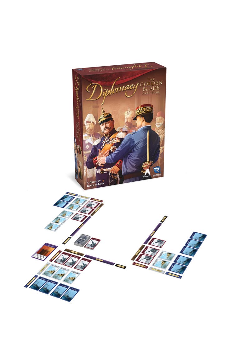 Diplomacy, The Golden Blade, Standalone Card Game, Ages 15+, Alternate, color, Multicolored