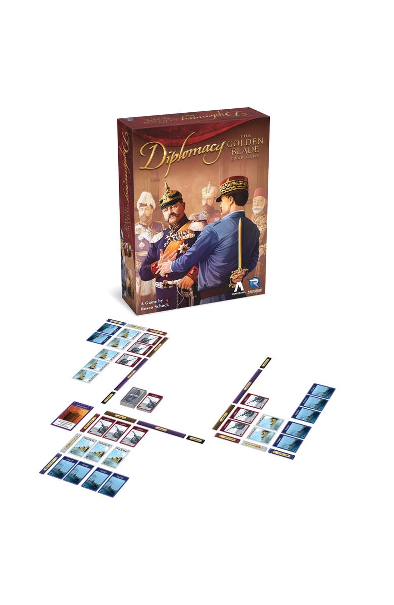 Renegade Game Studios Diplomacy, The Golden Blade, Standalone Card Game, Ages 15+, Alternate, color, Multicolored