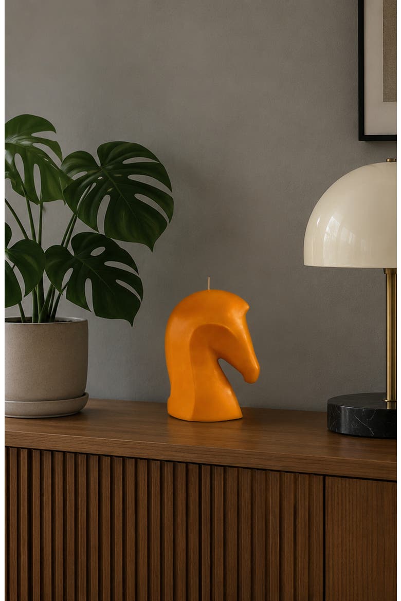 Pony Candle, Alternate, color, Orange
