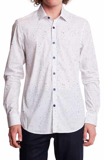 PAISLEY & GRAY Samuel Stretch Cotton Button-Up Shirt