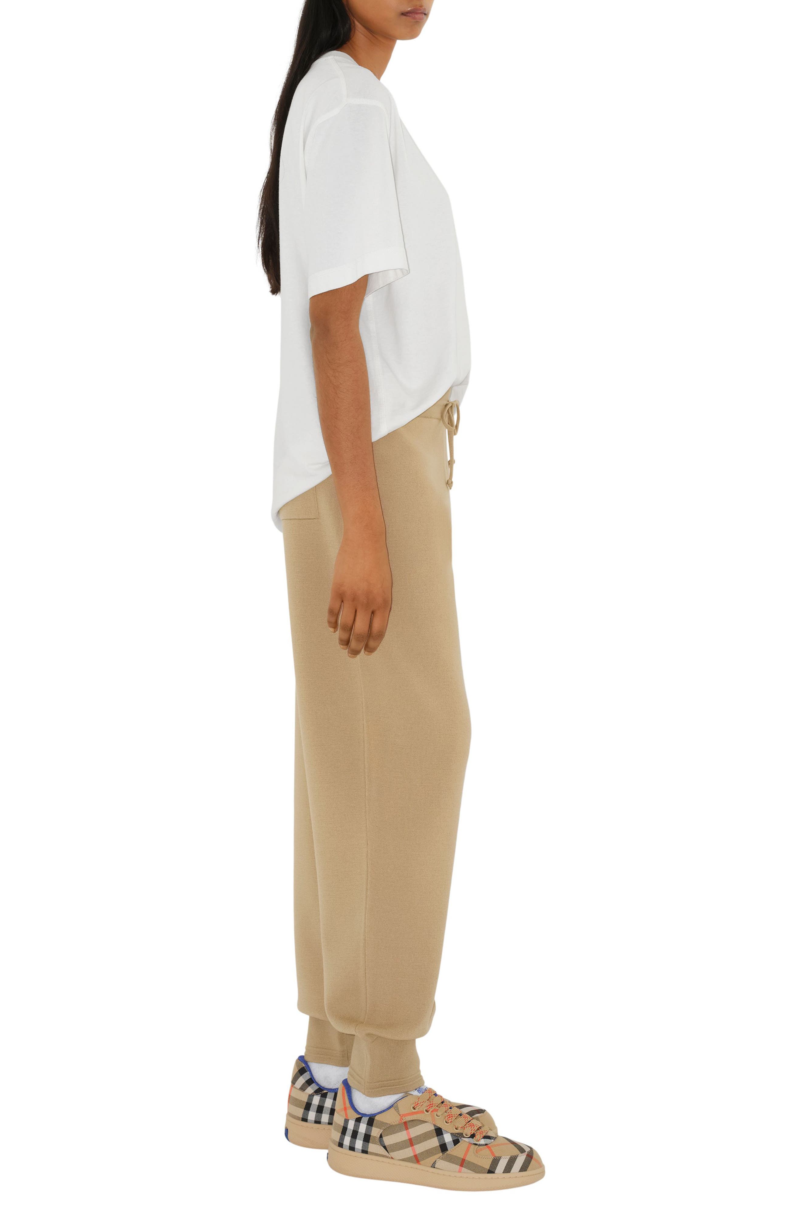 Burberry Terrace Check Sneaker, Alternate, color, Sand