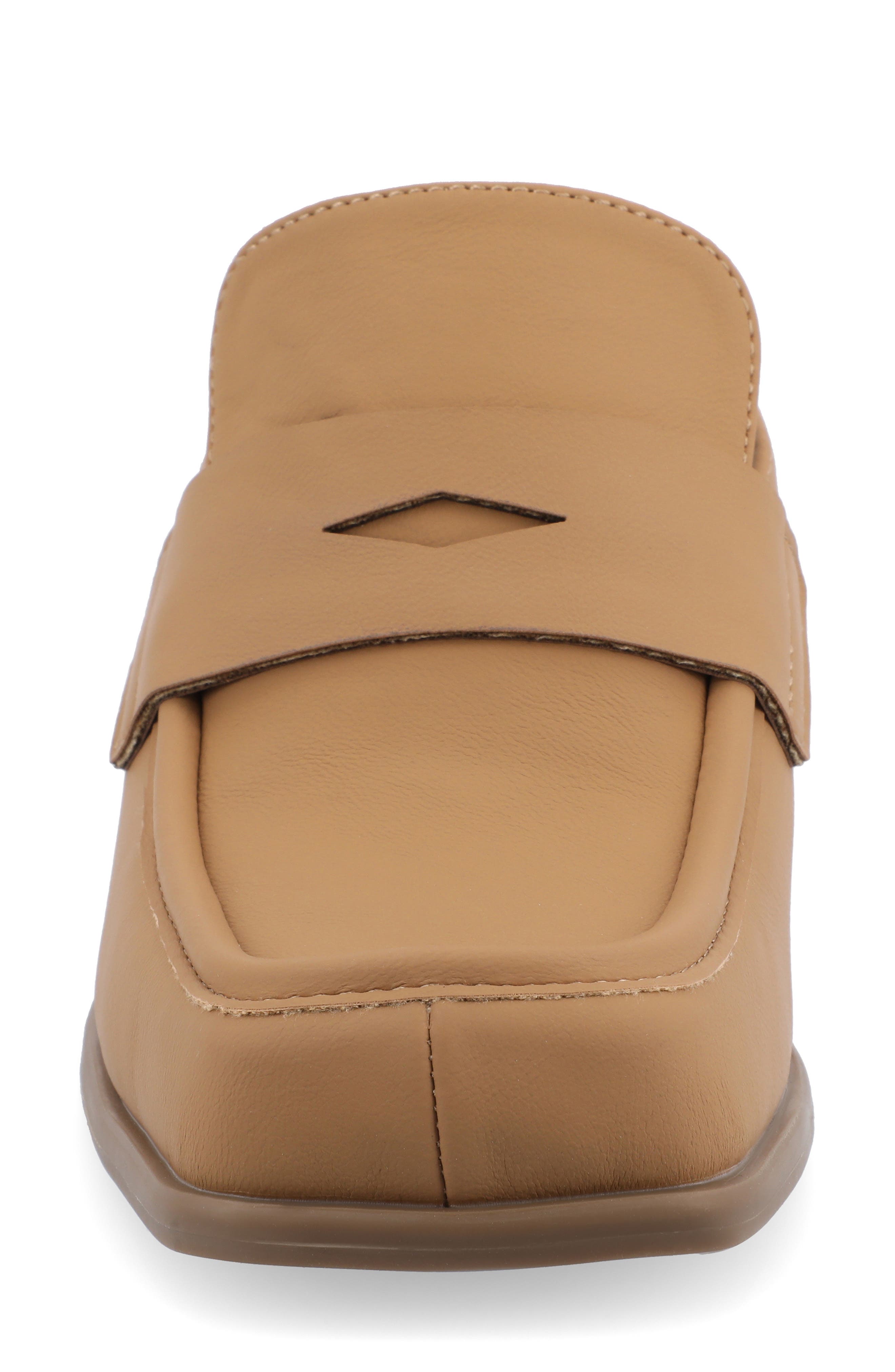 Journee Collection Bayley Mule Pump, Alternate, color, Tan