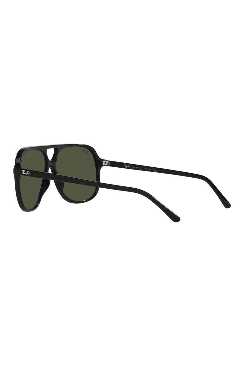 Bill 60mm Square Sunglasses, Alternate, color, BLACK/ GREEN