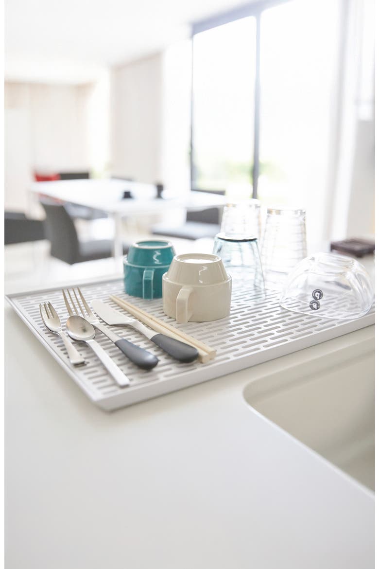 Dish Drainer Tray, Alternate, color, WHITE