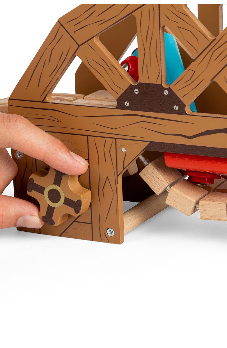 Bigjigs Rail Rickety Bridge, Alternate, color, Brown