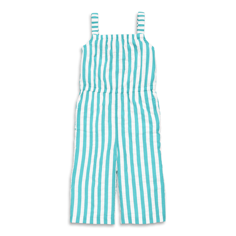 Kids Tank Jumpsuit In Seersucker Stripe (Toddler, Little Kid, & Big Kid)