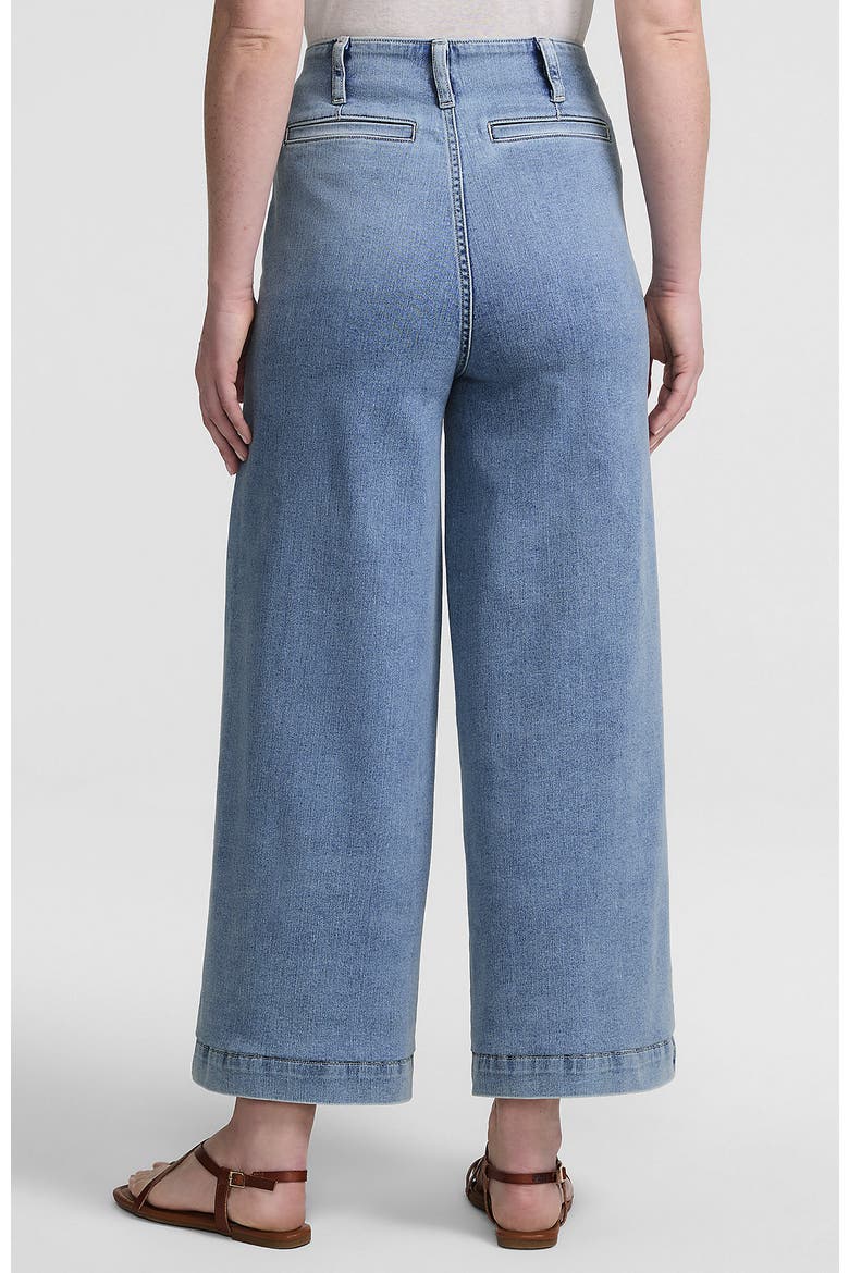 Denim High Rise Extra Wide Leg Crop Jeans, Alternate, color, Lake Blue Wash