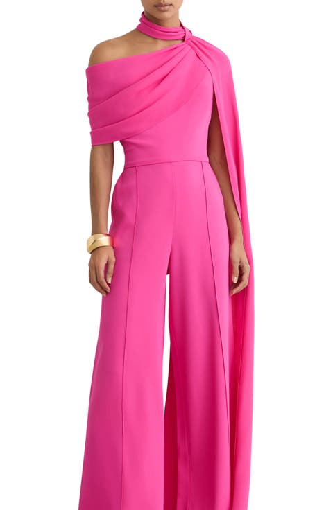 Carrie One-Shoulder Wide-Leg Jumpsuit