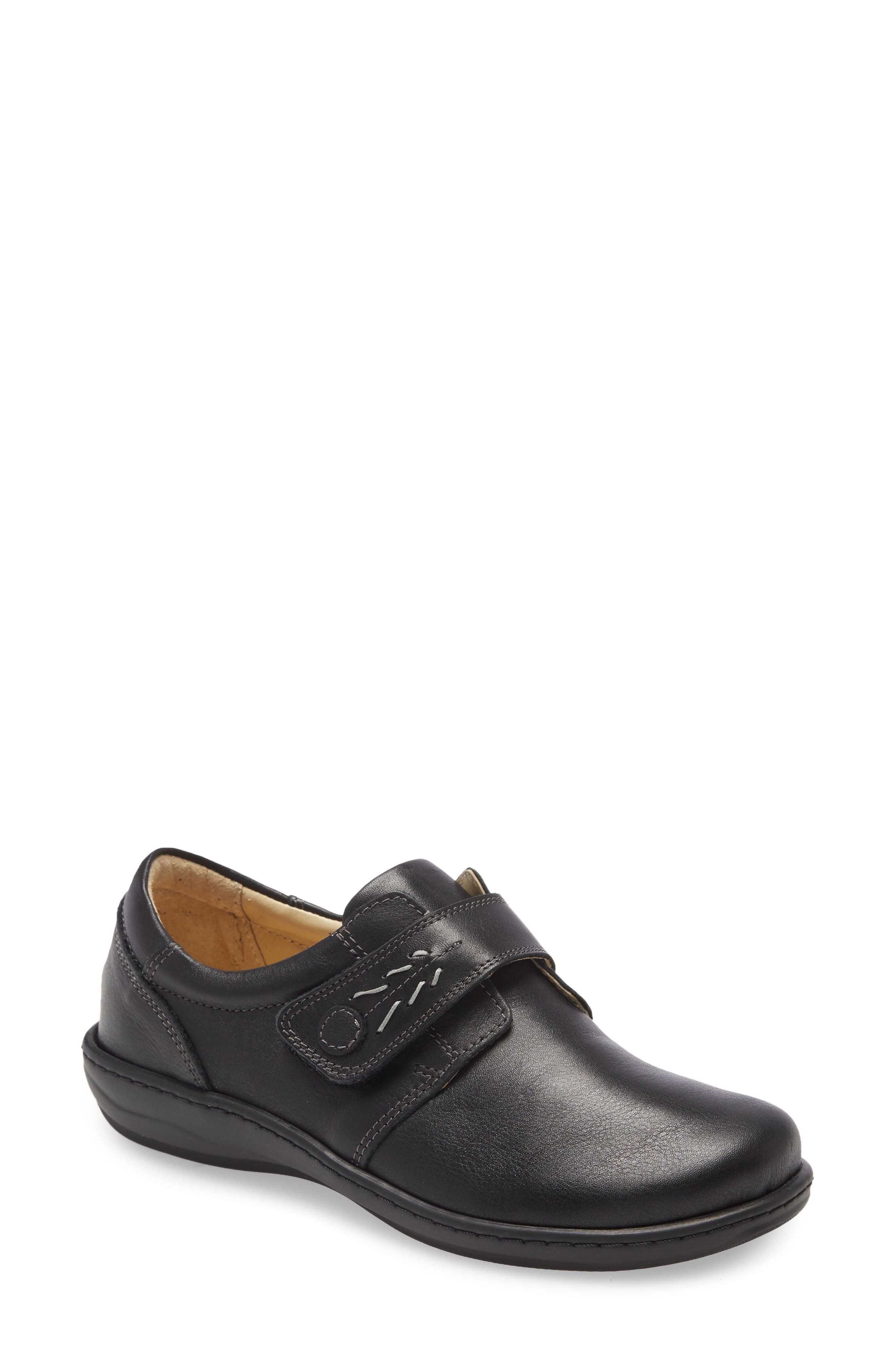 David Tate Evita Slip-On, Main, color, Black Leather