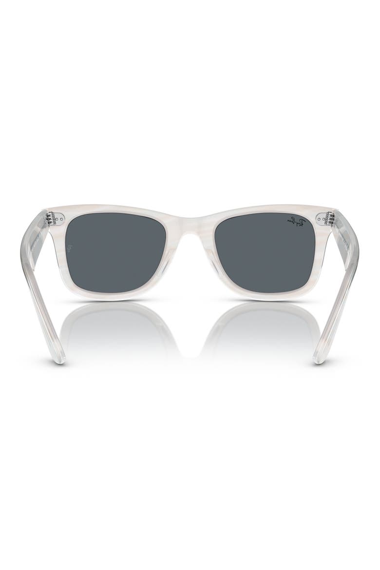 52mm Square Sunglasses, Alternate, color, STRIPED LIGHT BLUE