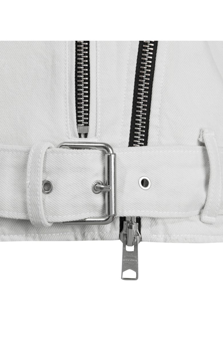 AllSaints Balfern Denim Biker Jacket, Alternate, color, 