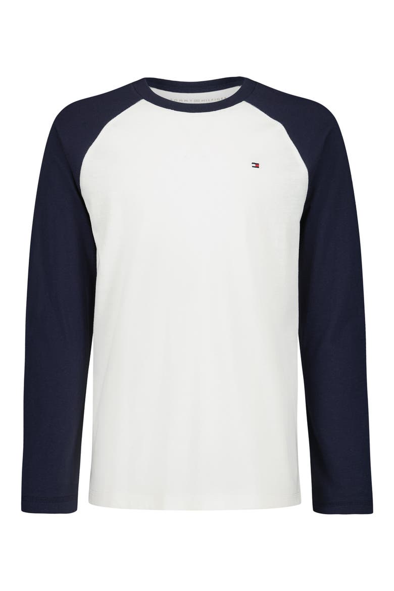 Kids' Long Sleeve Raglan T-Shirt, Main, color, ECRU