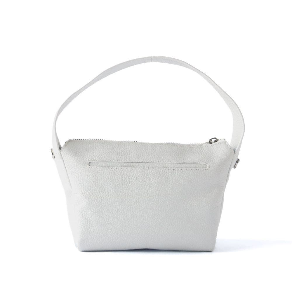 Maina Shoulder Leather Bag, Alternate, color, White