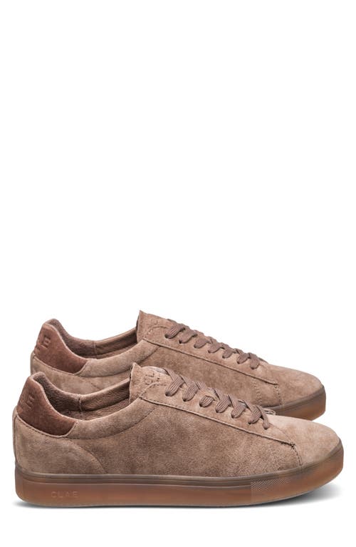Clae Bradley Low Top Leather Sneaker In Brown