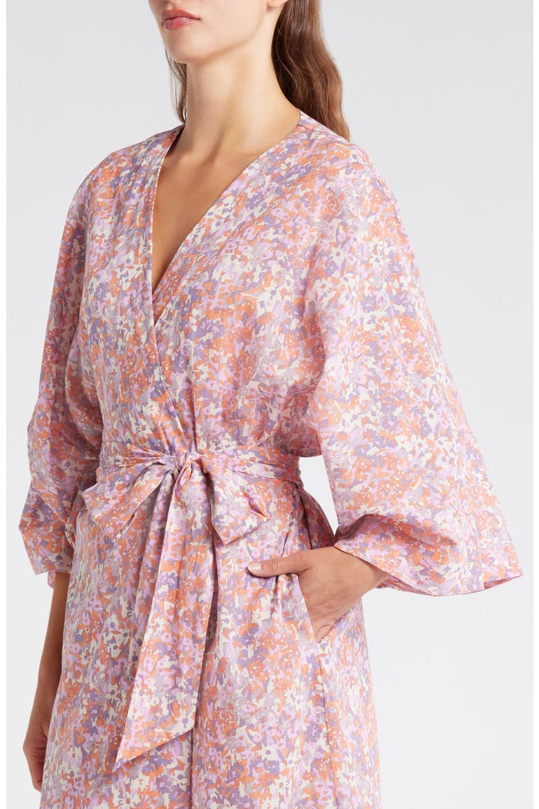 Adeline Cotton Maxi Robe, Alternate, color, DUSTY PEACH