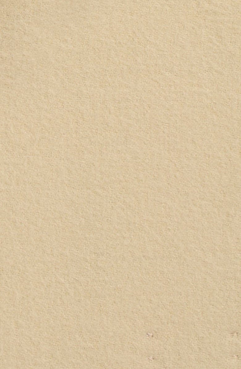 Burberry Equestrian Knight Detail Cashmere Fringe Scarf, Alternate, color, Nutmeg