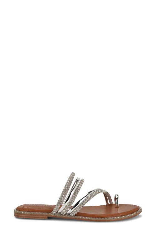 Nine West Dashin Sandal In Silver