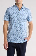 Bugatchi Floral Print Polo