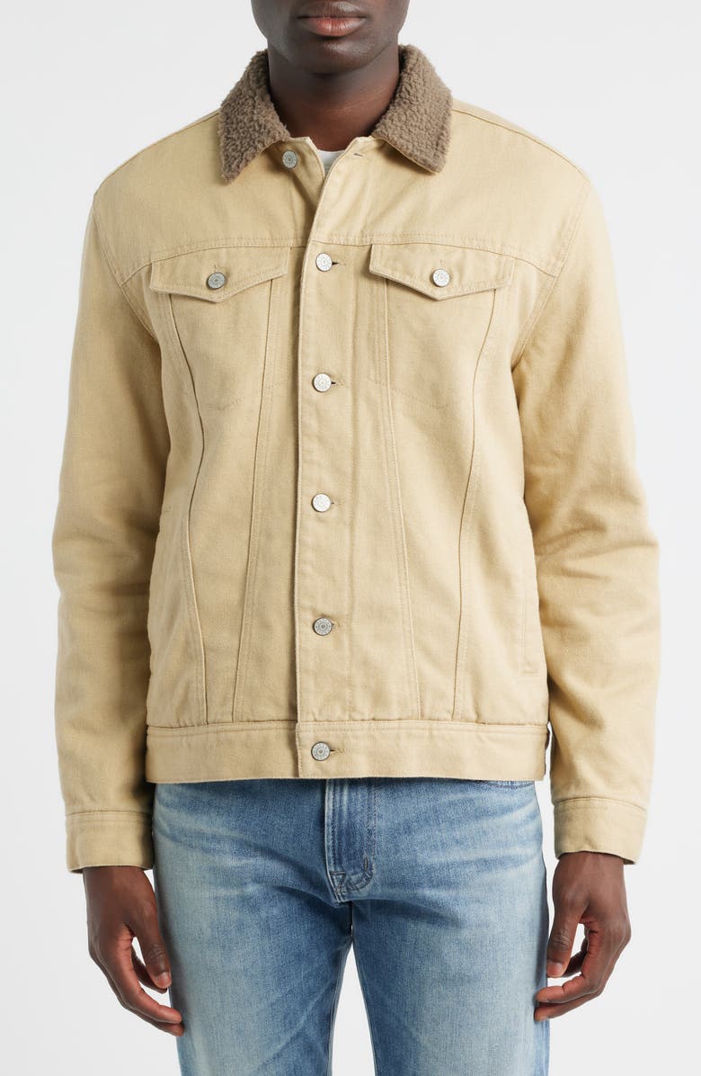 Rails McKinley Faux Shearling Trucker Jacket, Alternate, color, Duck