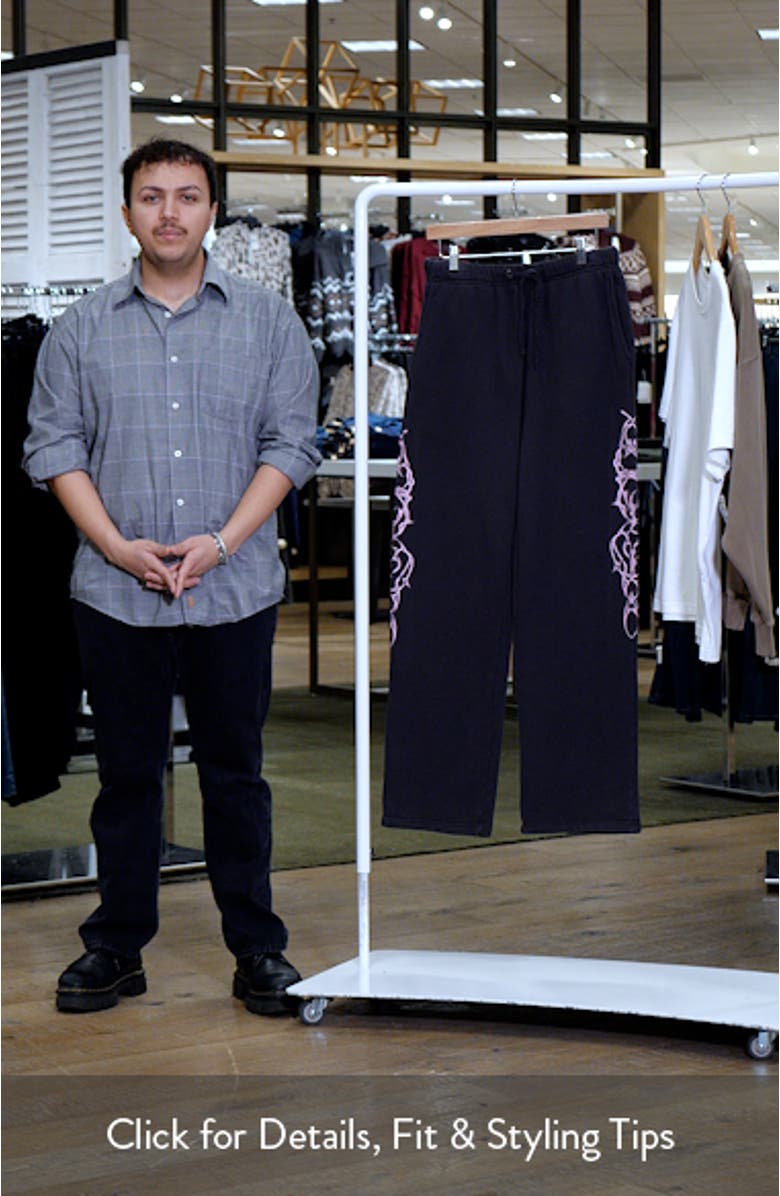 Linework Organic Cotton Sweatpants, sales video thumbnail