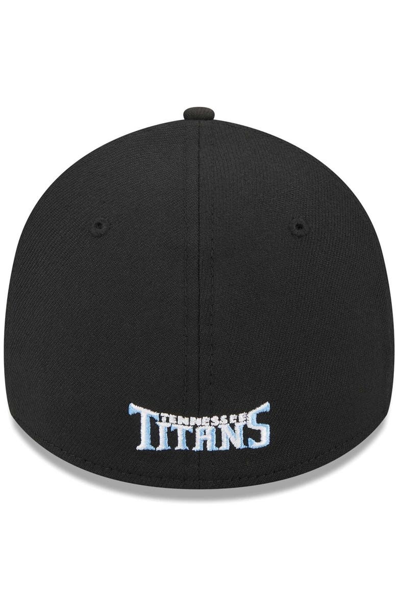 New Era Men's New Era Black Tennessee Titans Main 39THIRTY Flex Hat, Alternate, color, Black