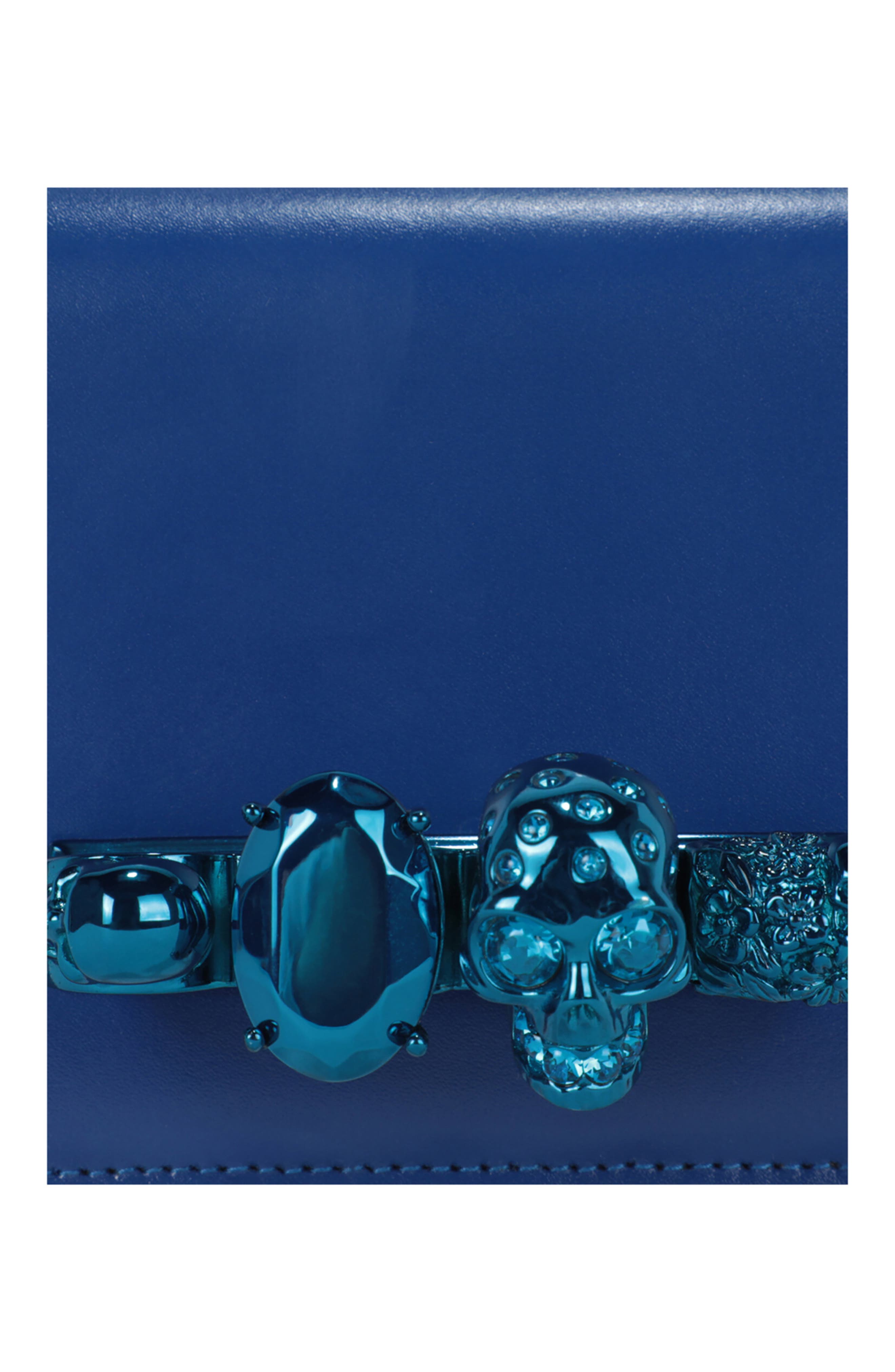 Alexander McQueen Puma Mini Jeweled Crossbody Bag, Alternate, color, 