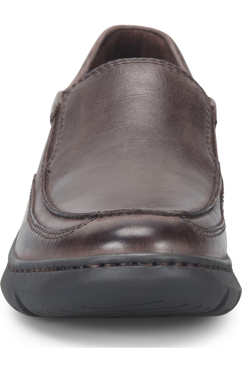 Børn Cambridge Slip-On Sneaker, Alternate, color, Dark Brown Leather