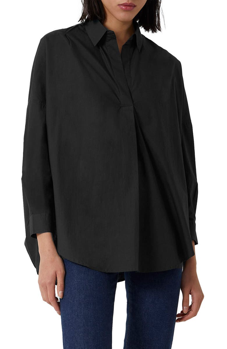 French Connection Rhodes Poplin Shirt, Main, color, 