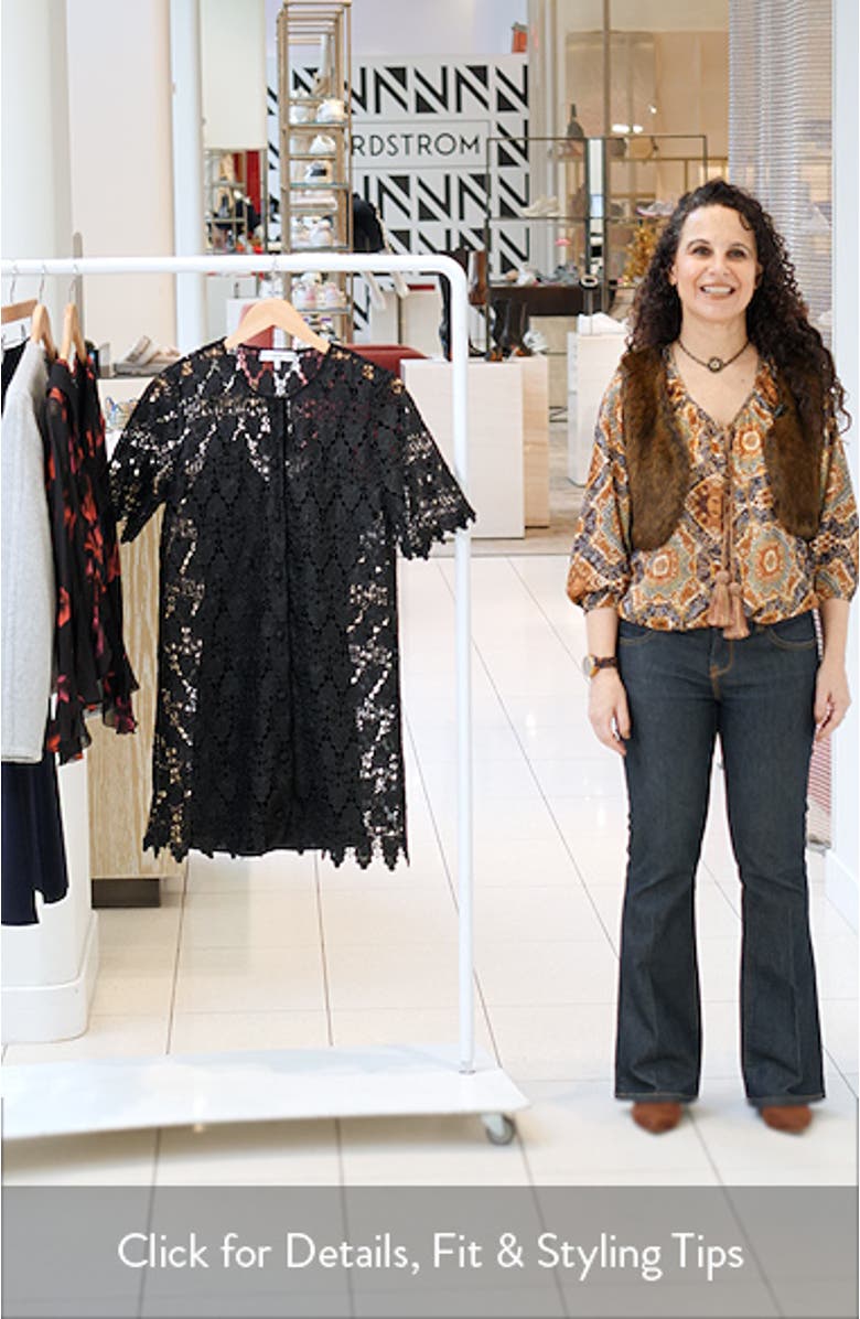 The Lace Button Front Dress